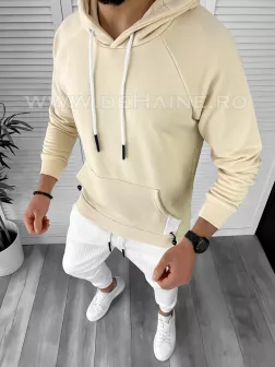Hanorac barbati bej slim fit K188 93-4